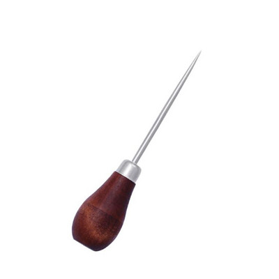 Cort din piele DIY Awl de cusut Mâner din lemn Awls Instrument de reparare pantofi Cusătură de mână Cusătură din piele Awl Punch Hole Instrumente din piele