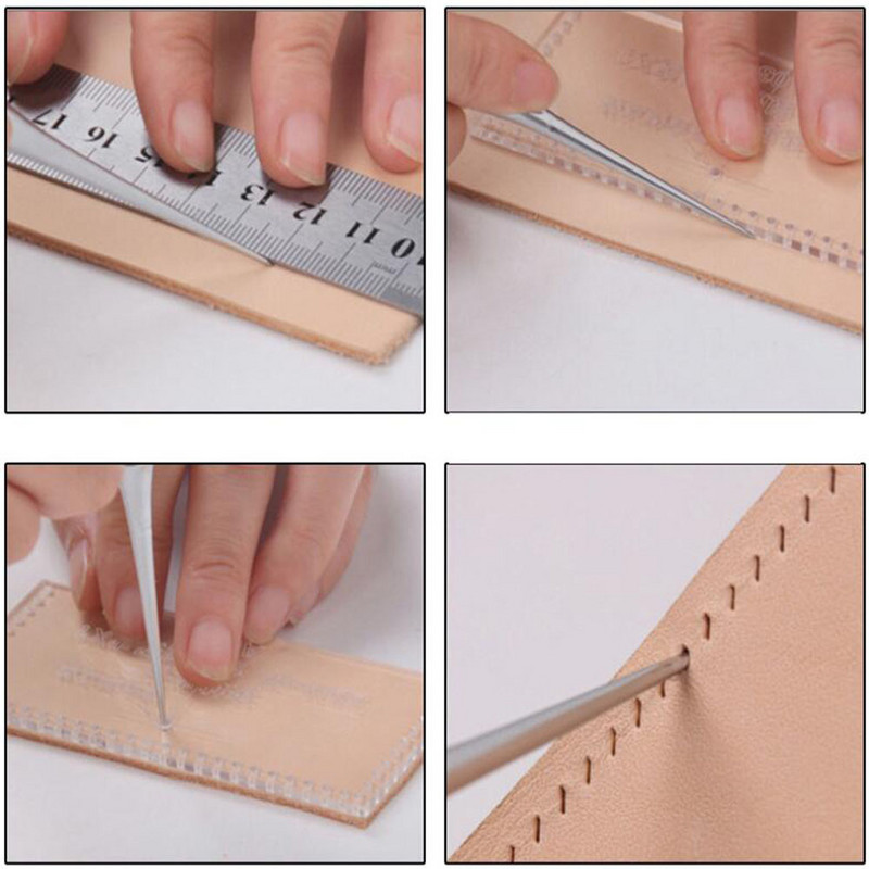 Cort din piele DIY Awl de cusut Mâner din lemn Awls Instrument de reparare pantofi Cusătură de mână Cusătură din piele Awl Punch Hole Instrumente din piele