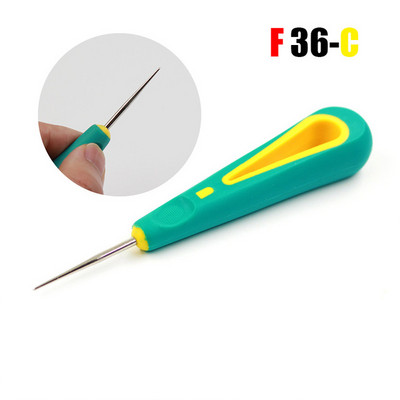 Bricolaj vârf din piele Awl Orificiu de cusut Awl Croșetat din piele Cârlige de găurit artizanat Ace DIY Piele Artizanat Artizanat Instrumente