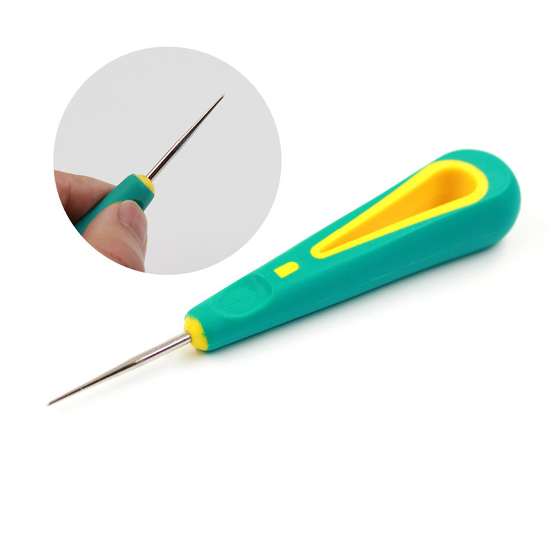 Bricolaj vârf din piele Awl Orificiu de cusut Awl Croșetat din piele Cârlige de găurit artizanat Ace DIY Piele Artizanat Artizanat Instrumente