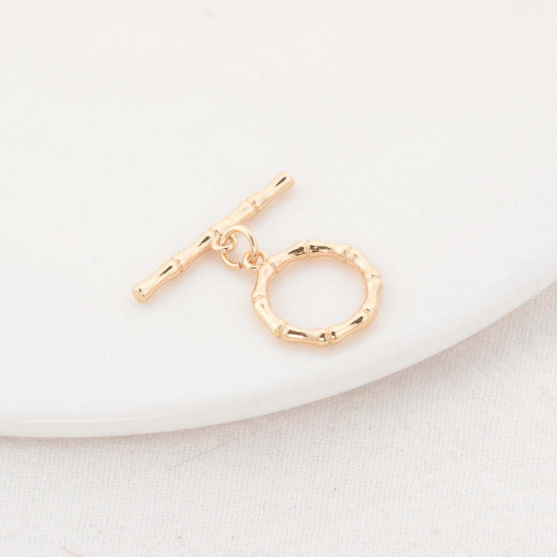 17*24MM 14K aranyozott sárgaréz kerek nyaklánc O billenőkapcsok Kiváló minőségű barkács ékszerkészítési kellékek