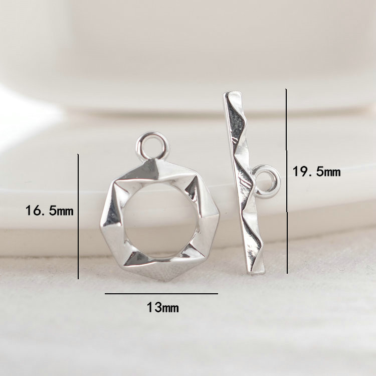 13*19.5MM 14K aranyozott sárgaréz kerek nyaklánc O billenőkapcsok Kiváló minőségű barkács ékszerkészítési kellékek