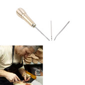 Seturi de instrumente de reparare a cusăturii din piele Awl Cusătură manuală Conic Set de instrumente cu ace pentru artizanat din piele Materiale de cusut pentru artizanat