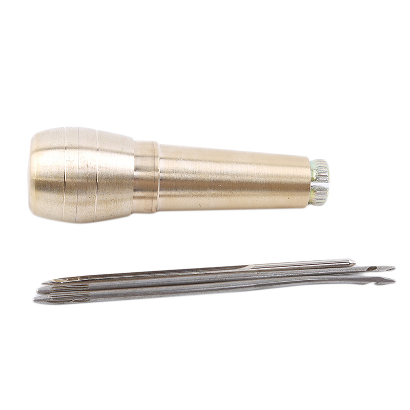 Seturi de instrumente de reparare a cusăturii din piele Awl Cusătură manuală Conic Set de instrumente cu ace pentru artizanat din piele Materiale de cusut pentru artizanat