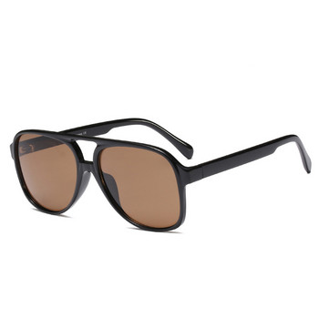 Винтидж пилотски слънчеви очила за жени Мъже Големи ретро слънчеви очила против отблясъци Driver Женски квадратни нюанси Слънчеви очила UV400
