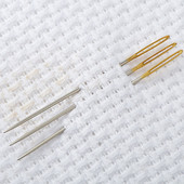 Meșteșuguri din piele Ac de cusut Cap rotund Pint tocit Prismă ascuțită Instrument ascuțit pentru cusătură de broderie Ace brodate cu aur