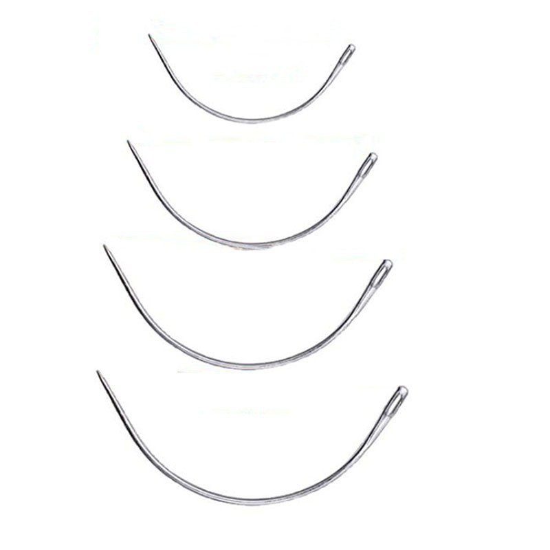 4 DB Varrótű Bőr kézműves varrási kellékek varrás varrás bőr kézműves cipőjavító szerszámok kellékek
