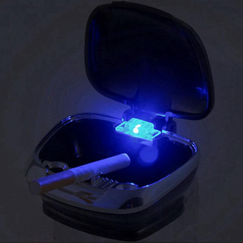 Автомобилен пепелник с LED светлини Автомобилен пепелник Личност Иновативен пепелник Автомобилни интериорни аксесоари