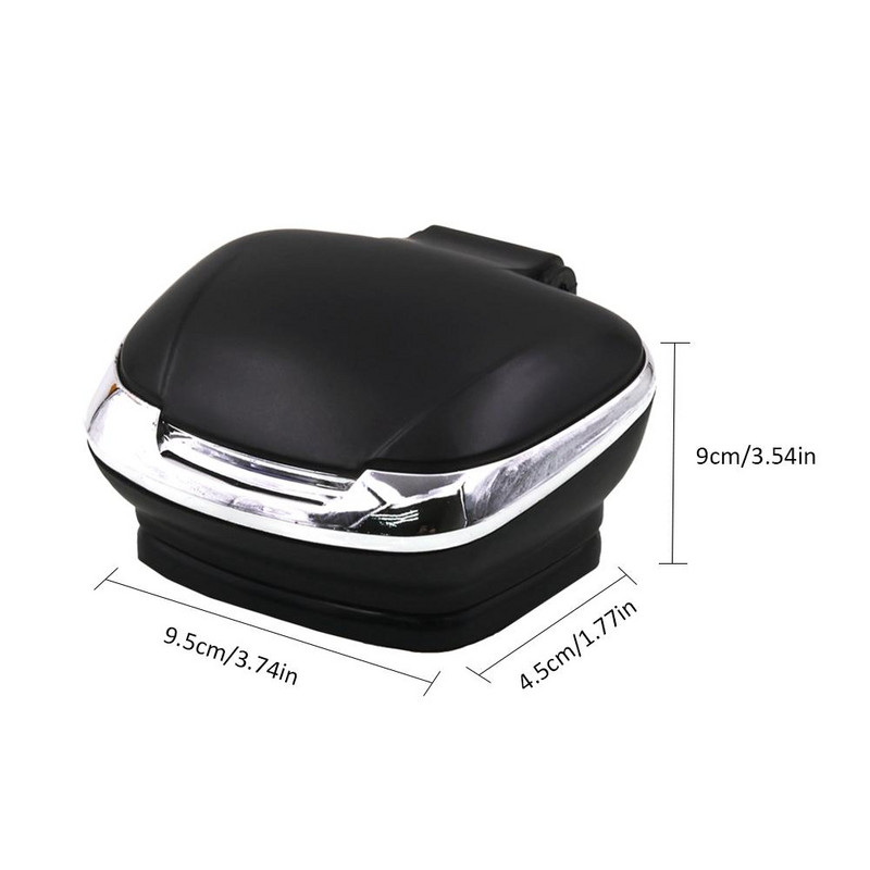 Automobilių peleninė su LED lemputėmis Automobilių peleninė, individuali, naujoviški automobilių interjero priedai