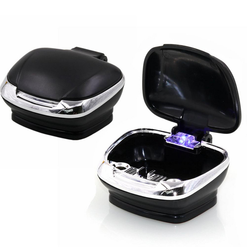 Automobilių peleninė su LED lemputėmis Automobilių peleninė, individuali, naujoviški automobilių interjero priedai