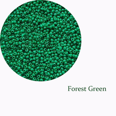 20g 2mm/caurule Miyuki stikla sēklu pērlītes 11/0 nodilumizturīgas, necaurspīdīgas apaļas starplikas krelles DIY rotaslietu izgatavošanai šūšanas materiāls