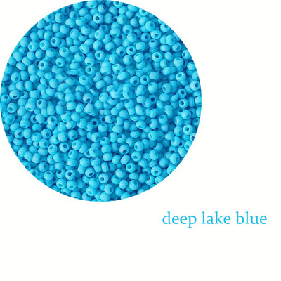 20g 2mm/caurule Miyuki stikla sēklu pērlītes 11/0 nodilumizturīgas, necaurspīdīgas apaļas starplikas krelles DIY rotaslietu izgatavošanai šūšanas materiāls