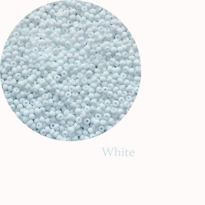 20g 2mm/caurule Miyuki stikla sēklu pērlītes 11/0 nodilumizturīgas, necaurspīdīgas apaļas starplikas krelles DIY rotaslietu izgatavošanai šūšanas materiāls