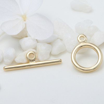4 kompleta visokokvalitetne 14K pozlaćene O preklopne kopče Konektori DIY narukvica Ogrlica Nalazi za nakit Izrada pribora