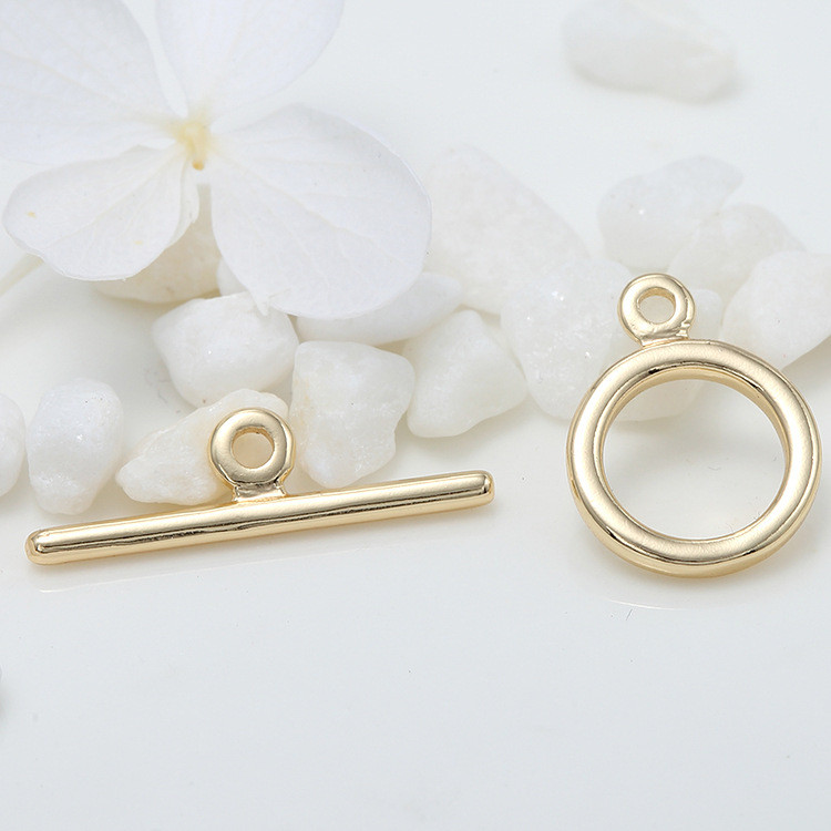 4 kompleta visokokvalitetne 14K pozlaćene O preklopne kopče Konektori DIY narukvica Ogrlica Nalazi za nakit Izrada pribora