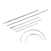 7 τμχ Ταπετσαρίες βελόνας ραπτικής με δερμάτινες χειροτεχνίες DIY Δερμάτινο χέρι από ανοξείδωτο ατσάλι Καρφίτσα βελονιάς Κιτ καμβάς επισκευή χαλιού κυρτή