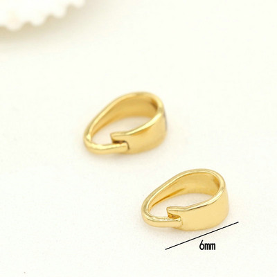 6mm 7MM 14K επιχρυσωμένο κούμπωμα με δέσιμο για κρεμαστό κόσμημα που κατασκευάζει DIY Κοσμήματα