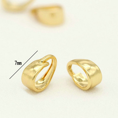 6mm 7MM 14K επιχρυσωμένο κούμπωμα με δέσιμο για κρεμαστό κόσμημα που κατασκευάζει DIY Κοσμήματα