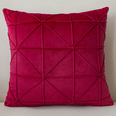 New Grids Dutch Velvet Cushion Coll Case Μαξιλαροθήκη μονόχρωμη ριχτάρι για καναπέ Διακοσμητικό κάλυμμα οσφυϊκού μαξιλαριού Διακοσμητικό μαξιλαροθήκη σπιτιού