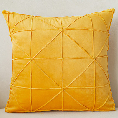 New Grids Dutch Velvet Cushion Coll Case Μαξιλαροθήκη μονόχρωμη ριχτάρι για καναπέ Διακοσμητικό κάλυμμα οσφυϊκού μαξιλαριού Διακοσμητικό μαξιλαροθήκη σπιτιού