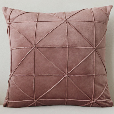 New Grids Dutch Velvet Cushion Coll Case Μαξιλαροθήκη μονόχρωμη ριχτάρι για καναπέ Διακοσμητικό κάλυμμα οσφυϊκού μαξιλαριού Διακοσμητικό μαξιλαροθήκη σπιτιού