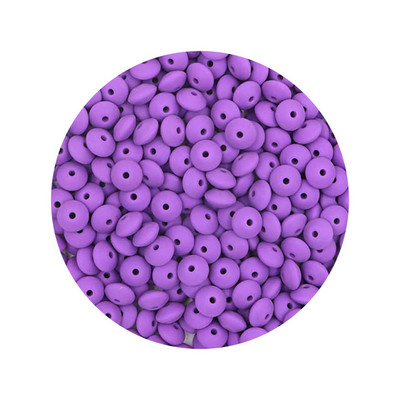 100 kom Silikonska perla od leće 12 mm Dječja perla za grickanje za žvakanje DIY lančić za bradavice Narukvica Ogrlica Dodaci za nakit Perle bez BPA