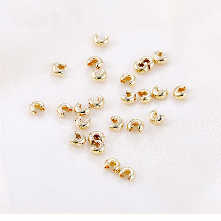 50 KOM 14K pozlaćene presvlake u boji Kopče Omotani kabel Kopča Konektori Fit narukvica ogrlica za izradu nakita