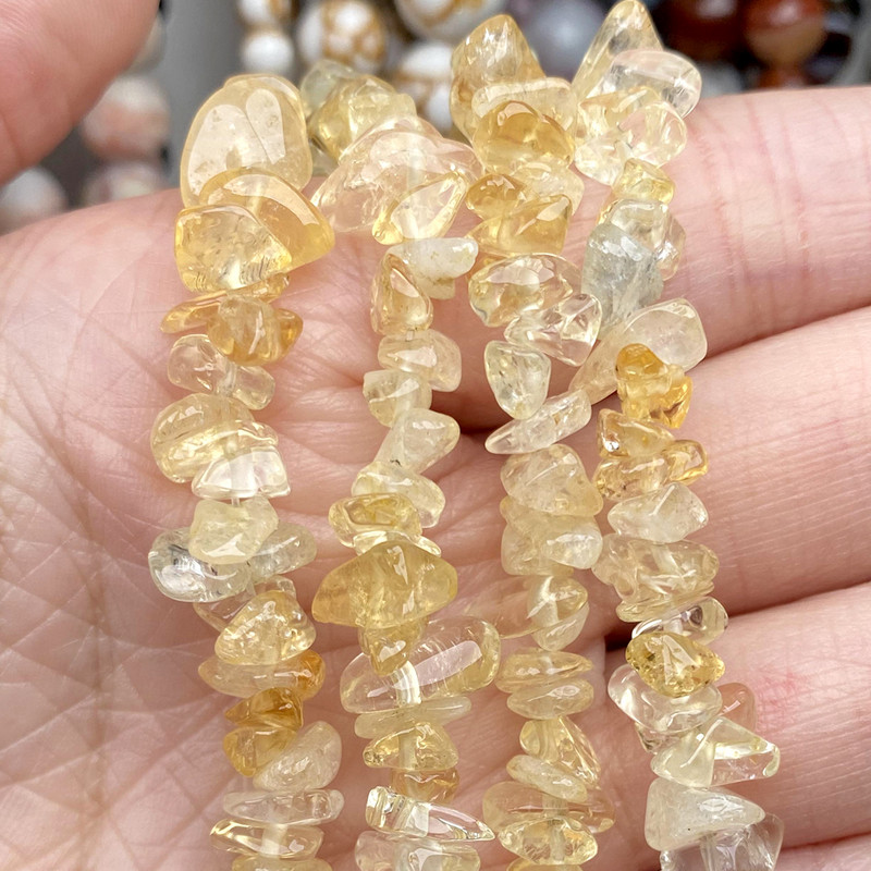 Ακανόνιστες φυσικές χάντρες από πέτρα με χαλίκι 3-12 mm Χάντρες με τσιπς Χαλαρές χάντρες για την κατασκευή κοσμημάτων Diy κολιέ αξεσουάρ βραχιόλι