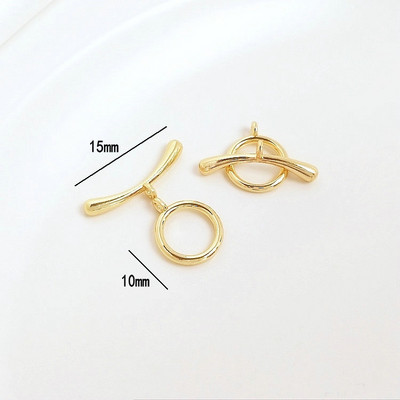 14K zlato u boji mesinga O preklopne kopče OT narukvice preklopne kopče Diy dodaci Pribor za izradu nakita