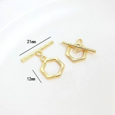 14K zlato u boji mesinga O preklopne kopče OT narukvice preklopne kopče Diy dodaci Pribor za izradu nakita