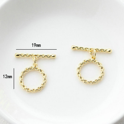 14K zlato u boji mesinga O preklopne kopče OT narukvice preklopne kopče Diy dodaci Pribor za izradu nakita