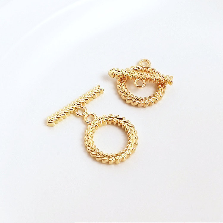 14K zlato u boji mesinga O preklopne kopče OT narukvice preklopne kopče Diy dodaci Pribor za izradu nakita