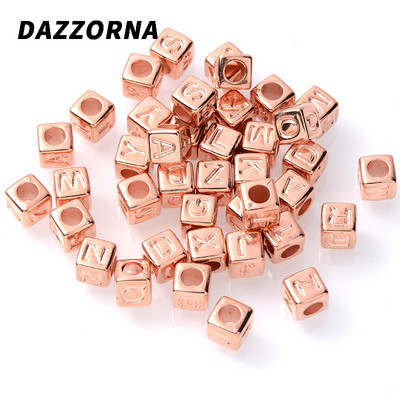 100 vnt kubo abėcėlės akrilo karoliukai 6x6 mm spalvos aukso raidžių karoliukai papuošalų kūrimas apyrankėms karoliai pasidaryk pats didmeninė prekyba