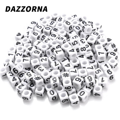 100 vnt kubo abėcėlės akrilo karoliukai 6x6 mm spalvos aukso raidžių karoliukai papuošalų kūrimas apyrankėms karoliai pasidaryk pats didmeninė prekyba