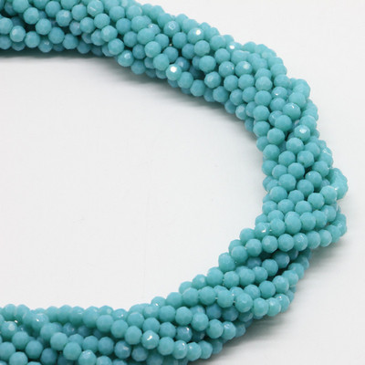 1 σκέλος 95 τμχ 4 χιλιοστά με όψη στρογγυλές γυάλινες χάντρες προς πώληση Πολύχρωμες κρυστάλλινες χάντρες αποστάτη για αξεσουάρ κατασκευής κοσμημάτων