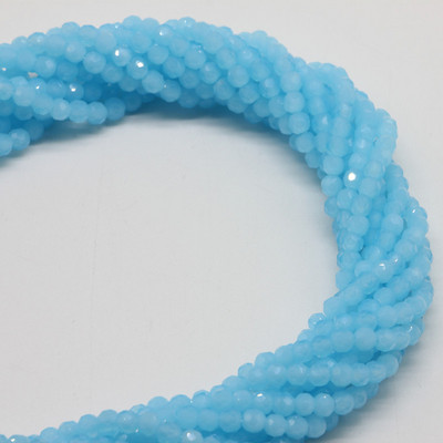 1 σκέλος 95 τμχ 4 χιλιοστά με όψη στρογγυλές γυάλινες χάντρες προς πώληση Πολύχρωμες κρυστάλλινες χάντρες αποστάτη για αξεσουάρ κατασκευής κοσμημάτων