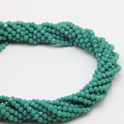 1 σκέλος 95 τμχ 4 χιλιοστά με όψη στρογγυλές γυάλινες χάντρες προς πώληση Πολύχρωμες κρυστάλλινες χάντρες αποστάτη για αξεσουάρ κατασκευής κοσμημάτων