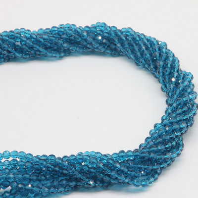 1 σκέλος 95 τμχ 4 χιλιοστά με όψη στρογγυλές γυάλινες χάντρες προς πώληση Πολύχρωμες κρυστάλλινες χάντρες αποστάτη για αξεσουάρ κατασκευής κοσμημάτων