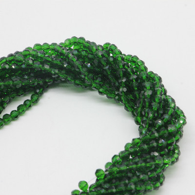 1 σκέλος 95 τμχ 4 χιλιοστά με όψη στρογγυλές γυάλινες χάντρες προς πώληση Πολύχρωμες κρυστάλλινες χάντρες αποστάτη για αξεσουάρ κατασκευής κοσμημάτων