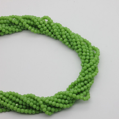 1 σκέλος 95 τμχ 4 χιλιοστά με όψη στρογγυλές γυάλινες χάντρες προς πώληση Πολύχρωμες κρυστάλλινες χάντρες αποστάτη για αξεσουάρ κατασκευής κοσμημάτων