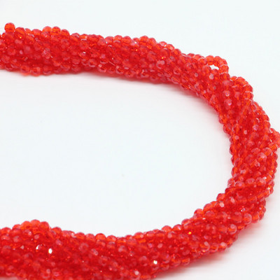 1 σκέλος 95 τμχ 4 χιλιοστά με όψη στρογγυλές γυάλινες χάντρες προς πώληση Πολύχρωμες κρυστάλλινες χάντρες αποστάτη για αξεσουάρ κατασκευής κοσμημάτων