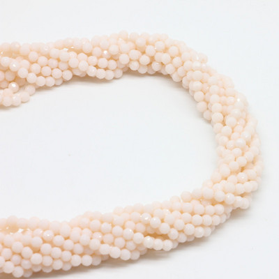 1 σκέλος 95 τμχ 4 χιλιοστά με όψη στρογγυλές γυάλινες χάντρες προς πώληση Πολύχρωμες κρυστάλλινες χάντρες αποστάτη για αξεσουάρ κατασκευής κοσμημάτων