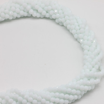 1 σκέλος 95 τμχ 4 χιλιοστά με όψη στρογγυλές γυάλινες χάντρες προς πώληση Πολύχρωμες κρυστάλλινες χάντρες αποστάτη για αξεσουάρ κατασκευής κοσμημάτων