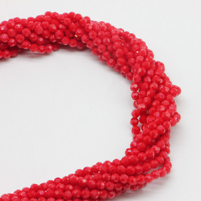 1 σκέλος 95 τμχ 4 χιλιοστά με όψη στρογγυλές γυάλινες χάντρες προς πώληση Πολύχρωμες κρυστάλλινες χάντρες αποστάτη για αξεσουάρ κατασκευής κοσμημάτων