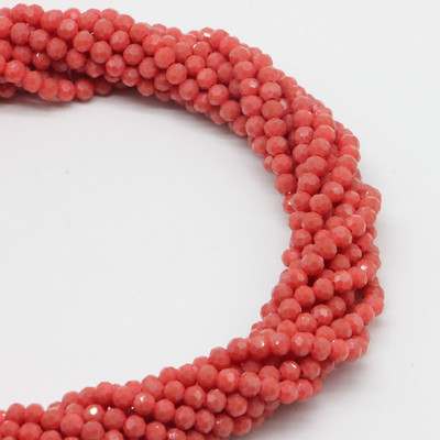 1 σκέλος 95 τμχ 4 χιλιοστά με όψη στρογγυλές γυάλινες χάντρες προς πώληση Πολύχρωμες κρυστάλλινες χάντρες αποστάτη για αξεσουάρ κατασκευής κοσμημάτων