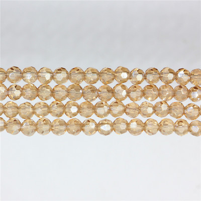 1 σκέλος 95 τμχ 4 χιλιοστά με όψη στρογγυλές γυάλινες χάντρες προς πώληση Πολύχρωμες κρυστάλλινες χάντρες αποστάτη για αξεσουάρ κατασκευής κοσμημάτων