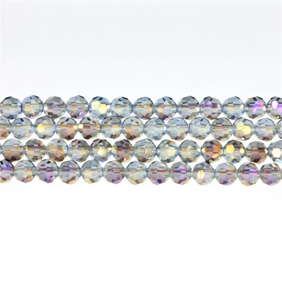 1 σκέλος 95 τμχ 4 χιλιοστά με όψη στρογγυλές γυάλινες χάντρες προς πώληση Πολύχρωμες κρυστάλλινες χάντρες αποστάτη για αξεσουάρ κατασκευής κοσμημάτων