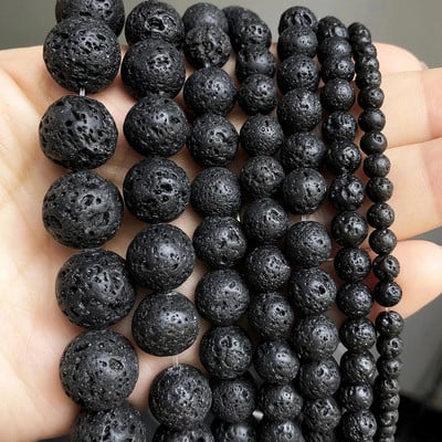 Természetes kő gyöngyök 4-10 mm tigrisszem láva amazonit türkizek achátok napkő gyöngyök ékszerkészítéshez barkács karkötő 15 hüvelyk