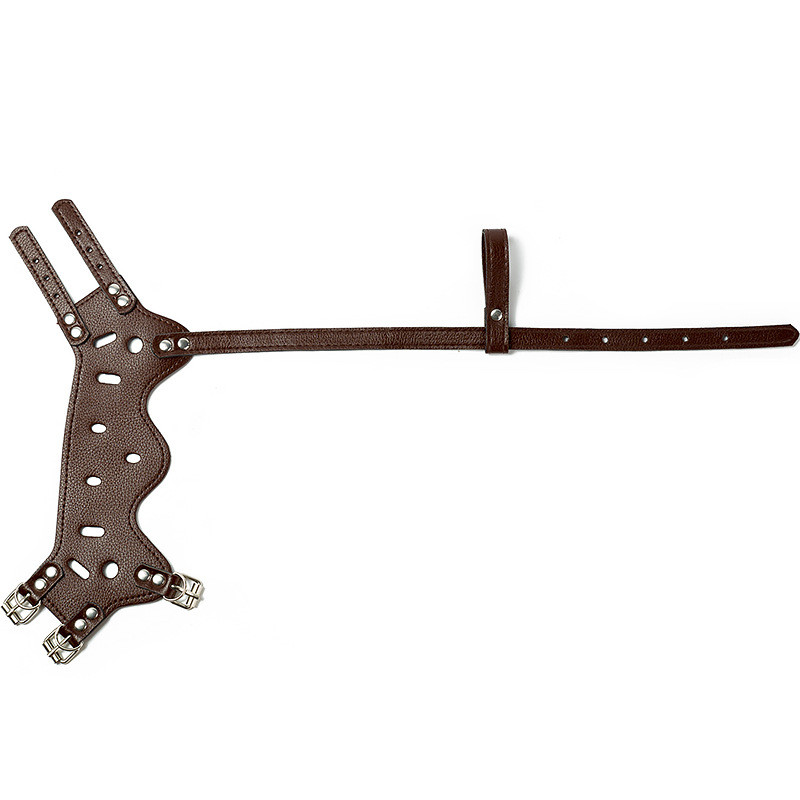 Podesiva maska za njušku za štene protiv ugriza za velike pse, male srednje velike pse, čivave, šiba inu, izdržljive kožne njuške za kućne ljubimce chiens