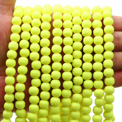 1 húr 6/9 mm-es agyag kerek gyöngyök laza távtartó gyöngyök polimer agyag gyöngyök ékszerkészítéshez, barkácsoláshoz boho karkötő nyaklánc tartozék
